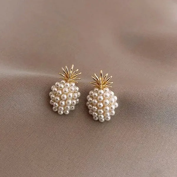 Elegant Flower Zircon Stud Earrings