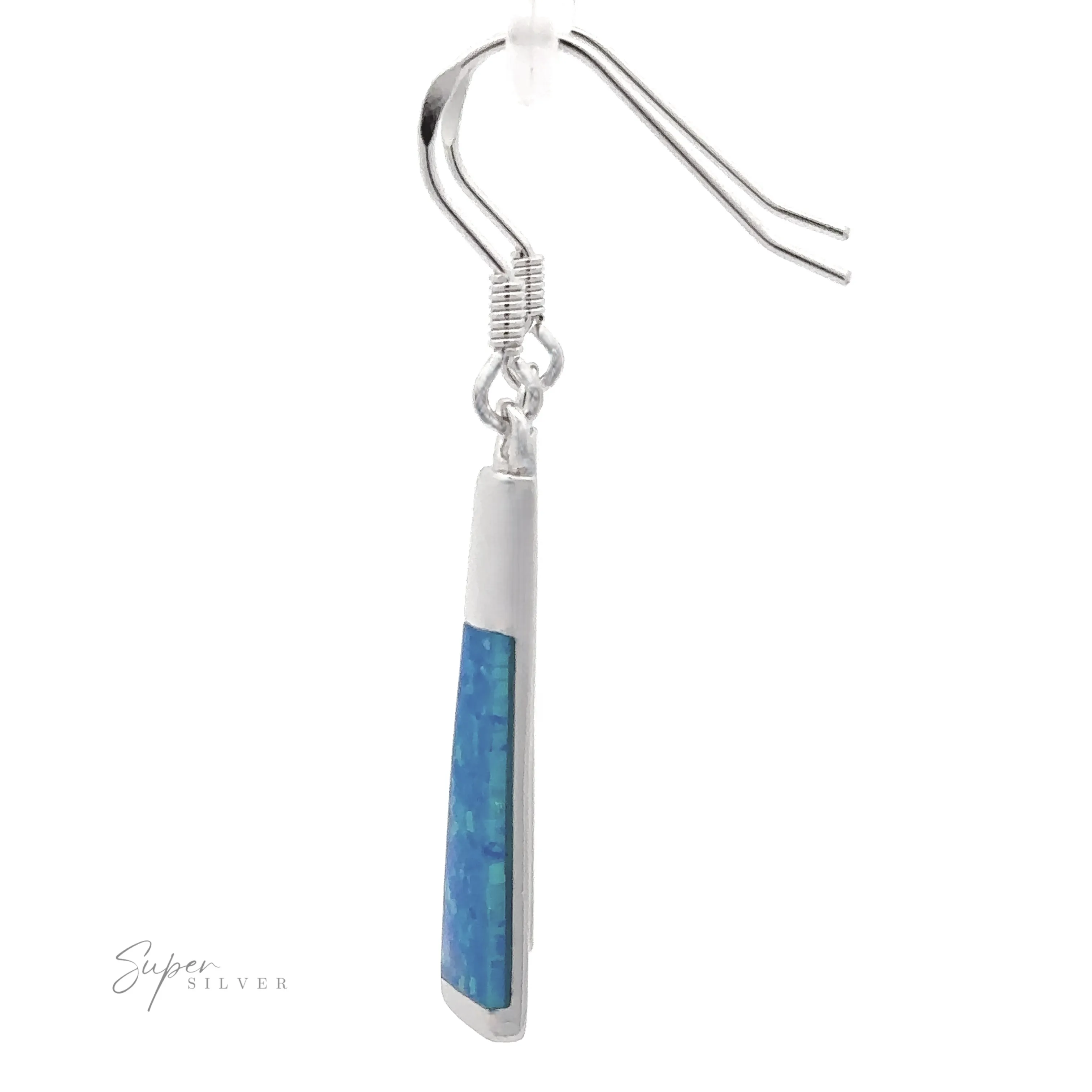 Elegant Long Opal Earrings