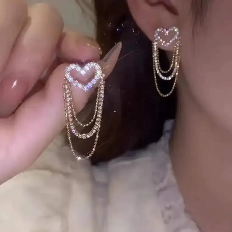Elegant Long Tassel Earrings