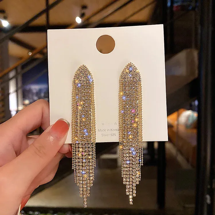 Elegant Long Tassel Earrings