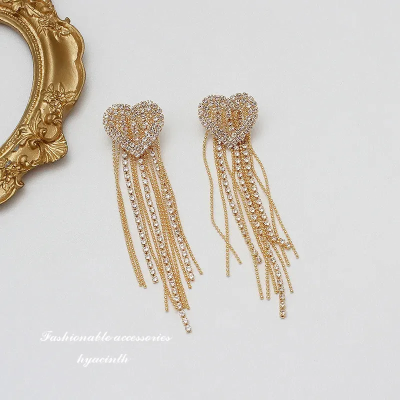 Elegant Long Tassel Earrings