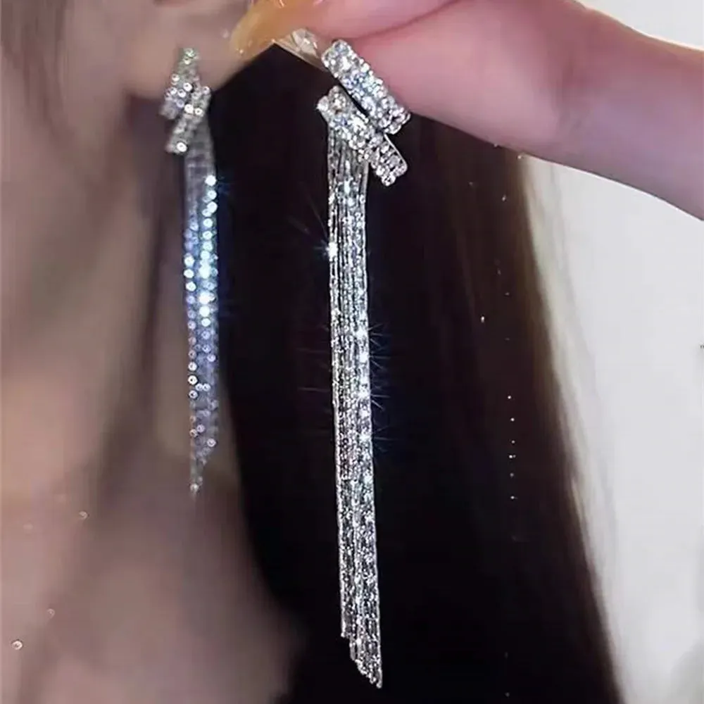 Elegant Long Tassel Earrings