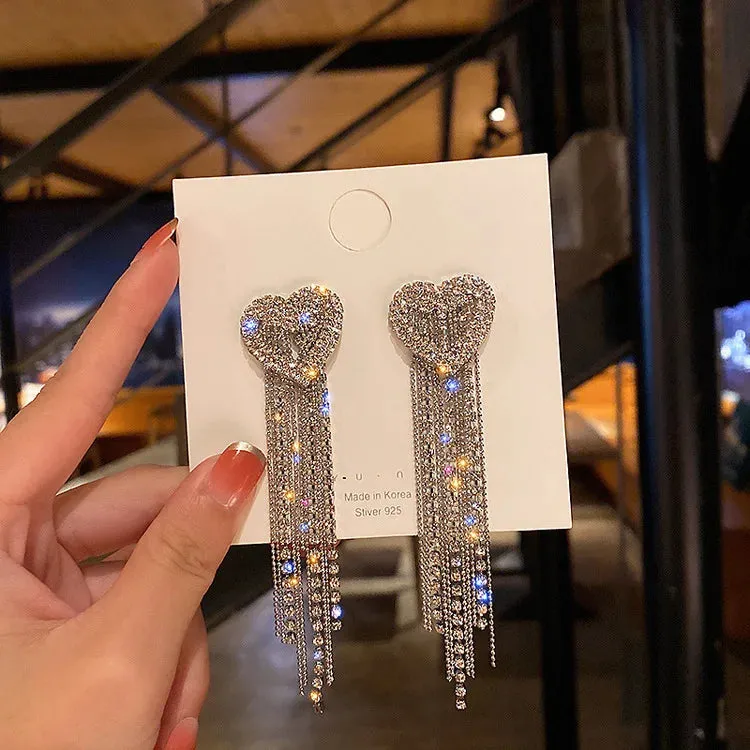 Elegant Long Tassel Earrings