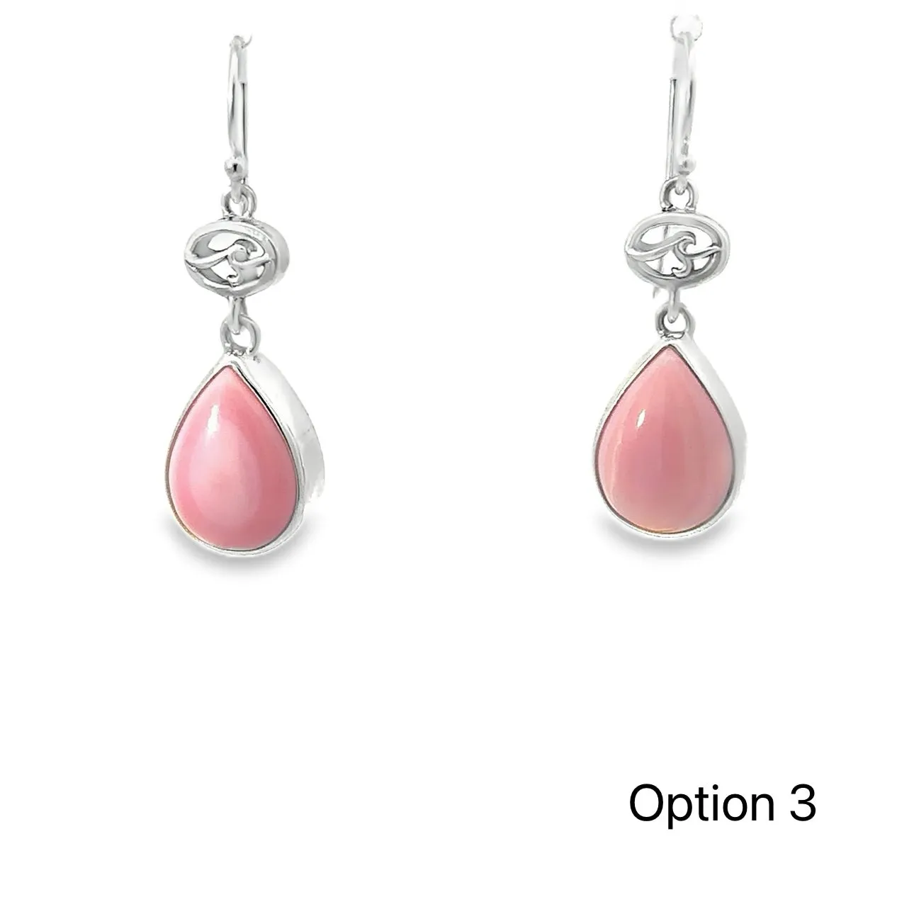 Elegant Queen Conch Teardrop Earrings