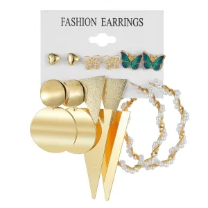 Elegant Studs and Hoops Earrings