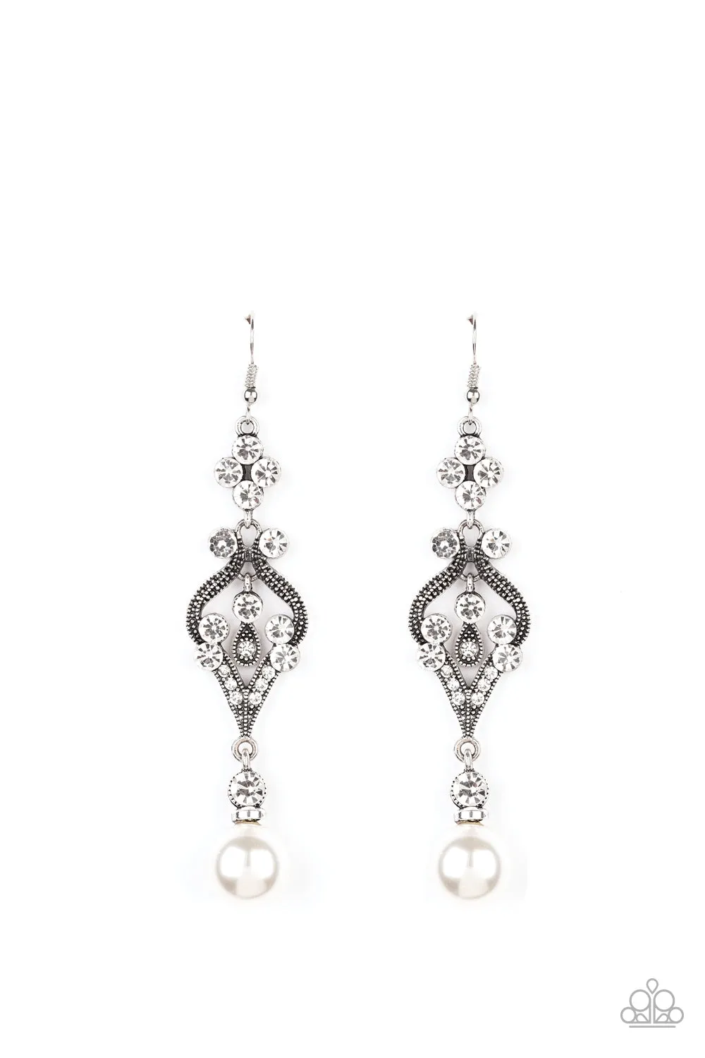 Elegantly Extravagant - White Earrings - 2020 Unwritten  Preview Collection