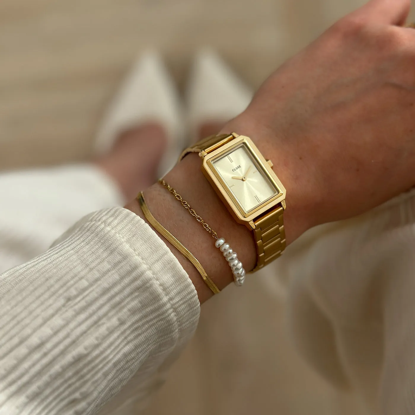 Essentielle Snake Bracelet Gold Colour