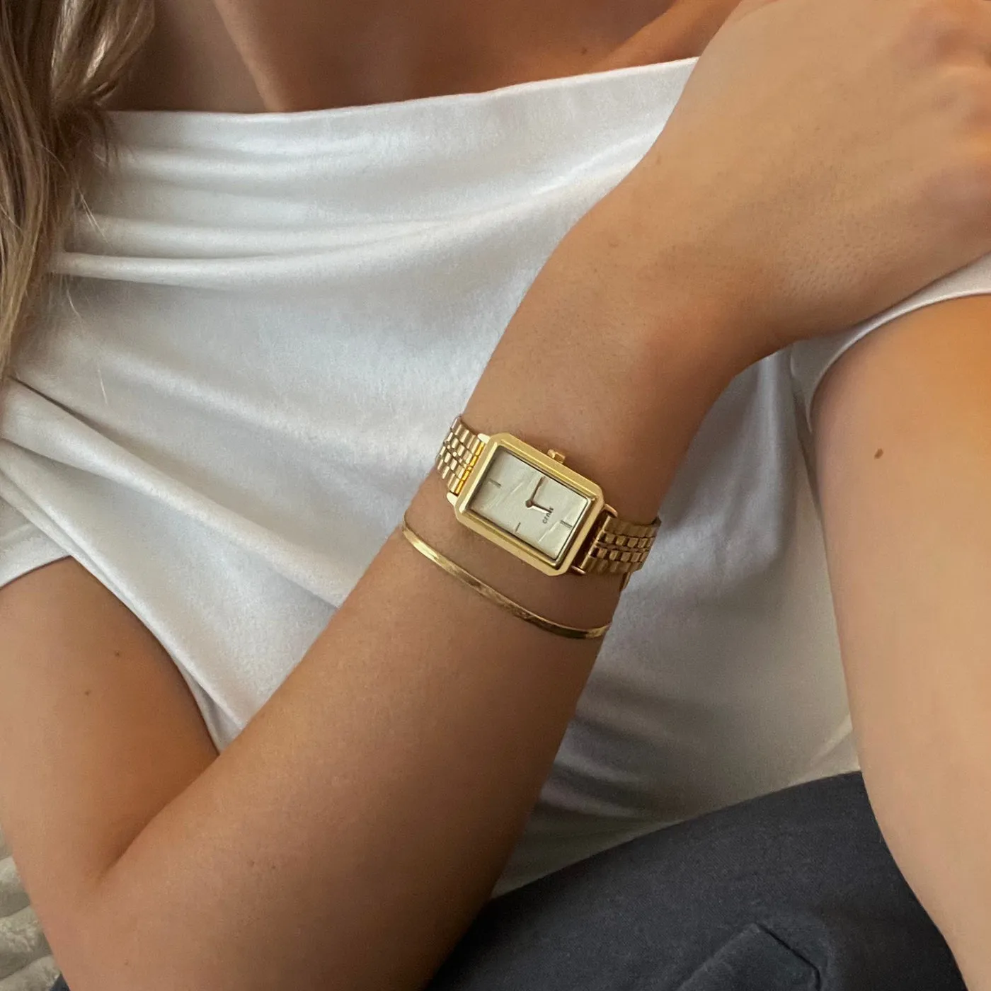 Essentielle Snake Bracelet Gold Colour