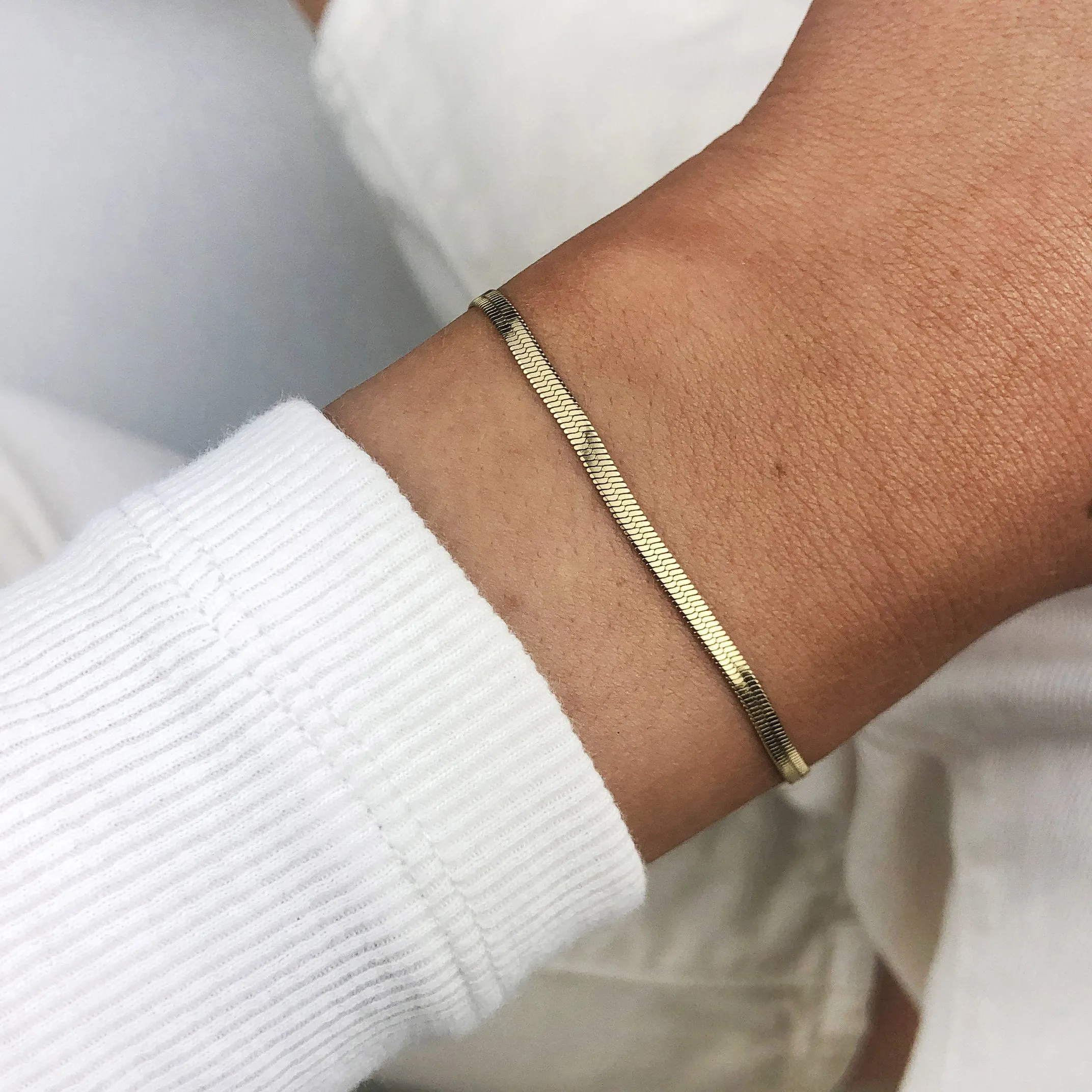 Essentielle Snake Bracelet Gold Colour