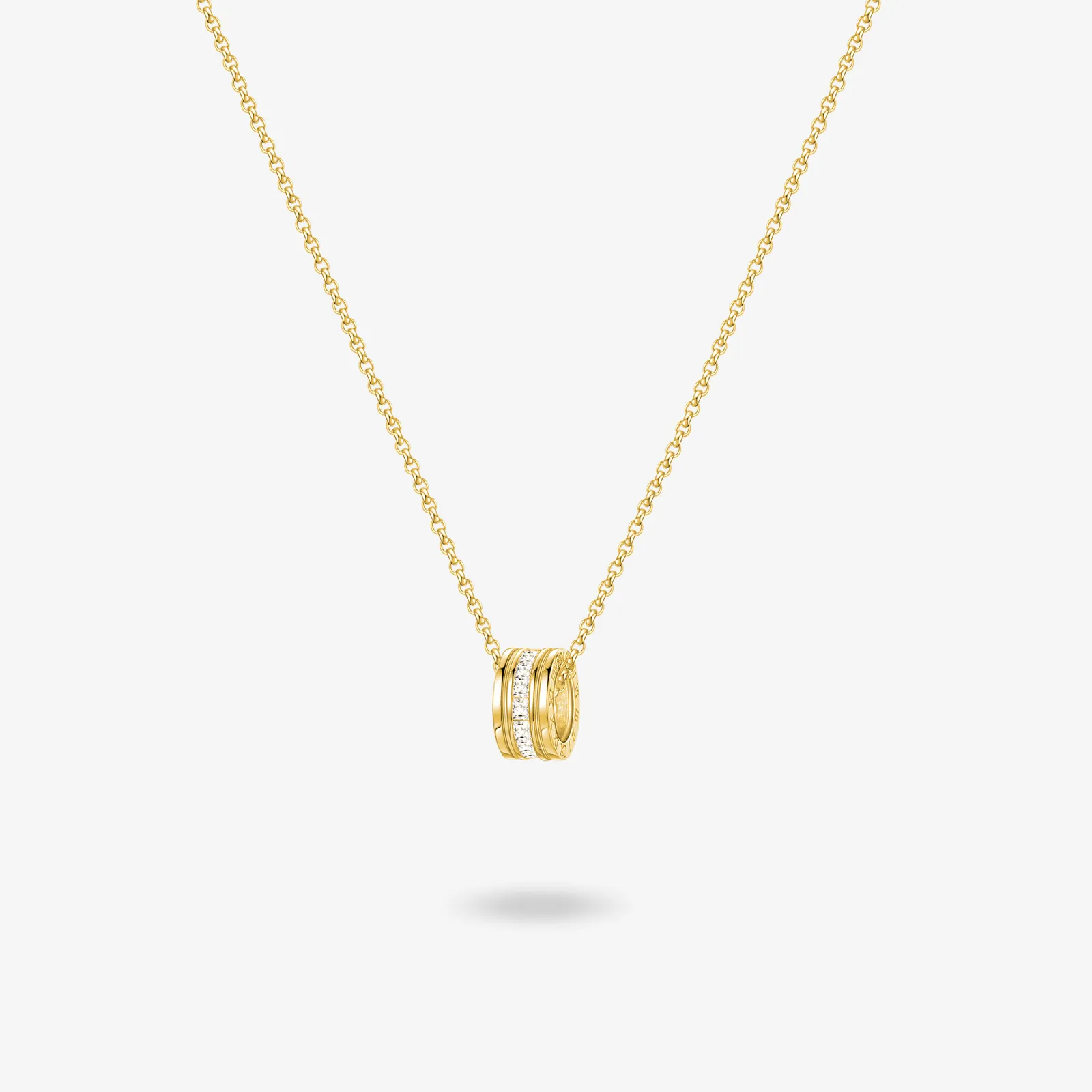 FANCIME "Our Commitment" Matching Ring Sterling Silver Necklaces