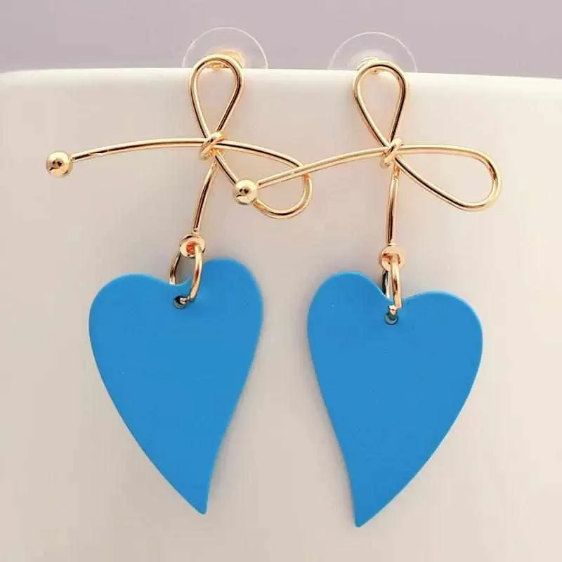 Fashion Heart Drop Earrings For Women