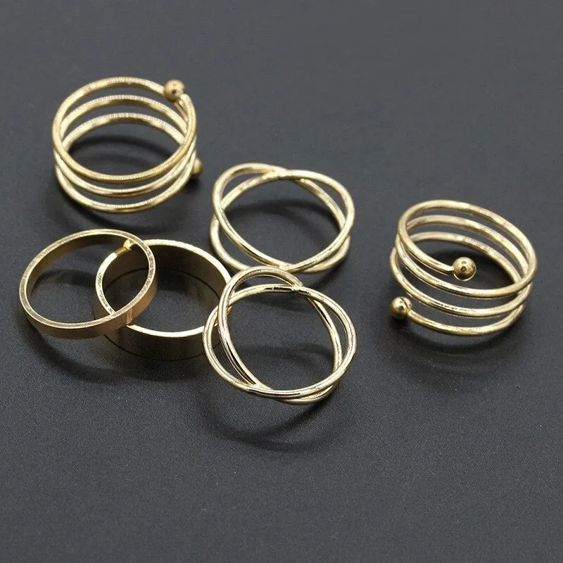 Fashion Minimalist Punk Knuckle Rings Fashion Jewelry