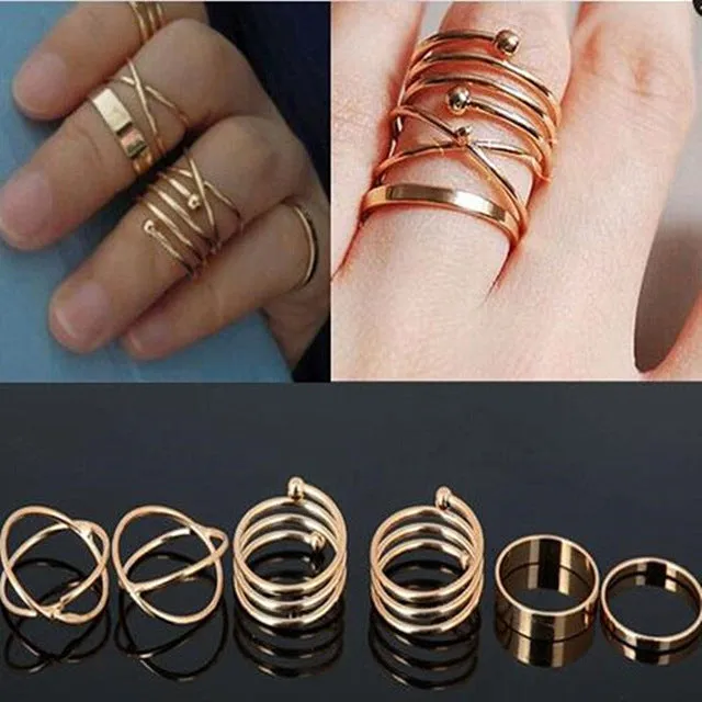 Fashion Minimalist Punk Knuckle Rings Fashion Jewelry