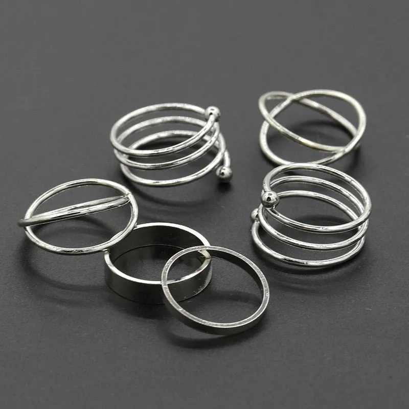 Fashion Minimalist Punk Knuckle Rings Fashion Jewelry