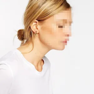 Fashionable Double Triangle Lady's Earrings