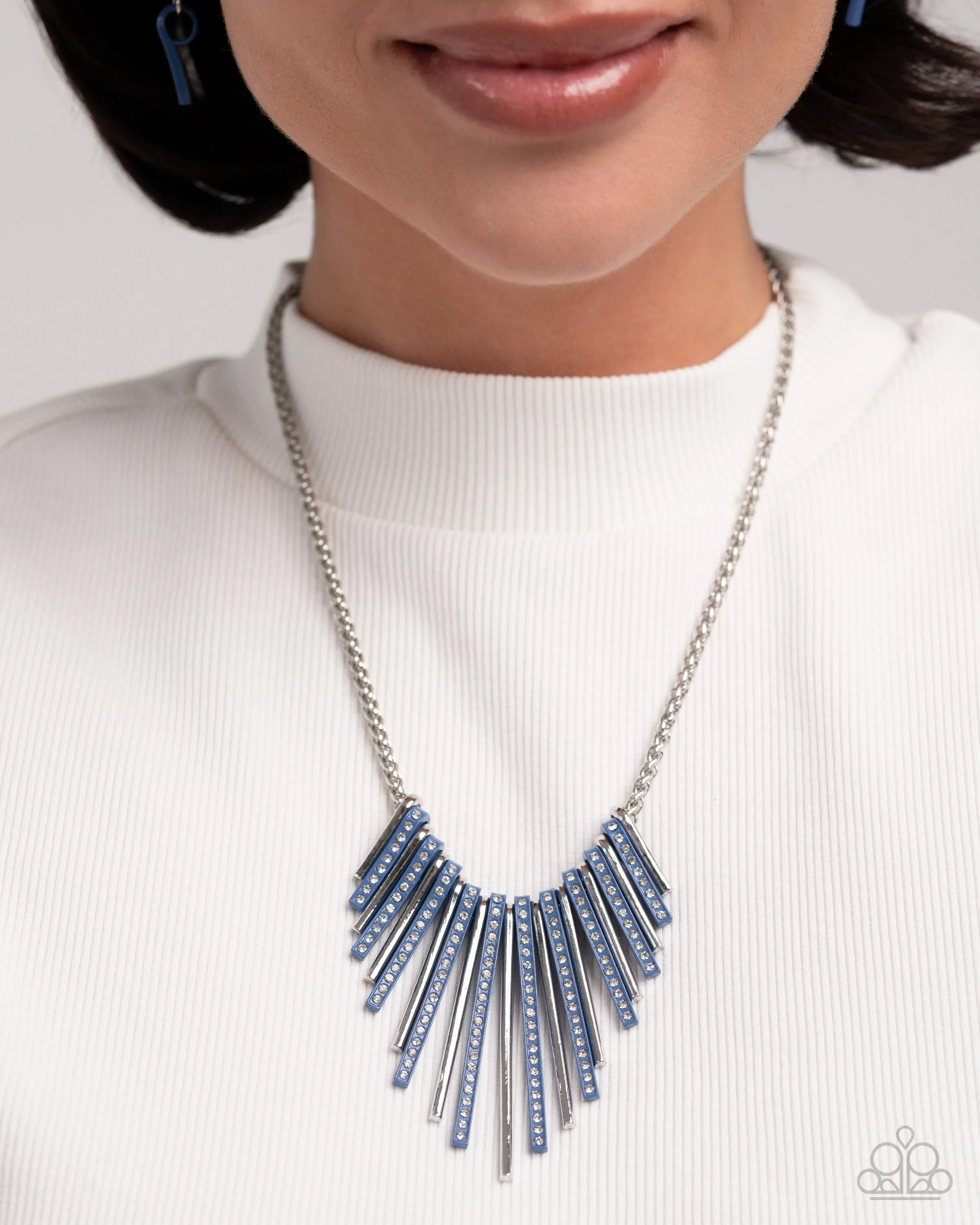 Fashionable Fringe • Blue Matching Set