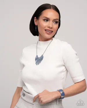 Fashionable Fringe • Blue Matching Set
