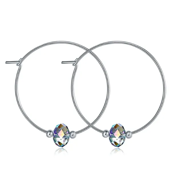 Fashionable Hoop Earrings.