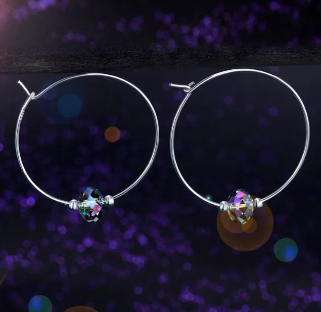 Fashionable Hoop Earrings.