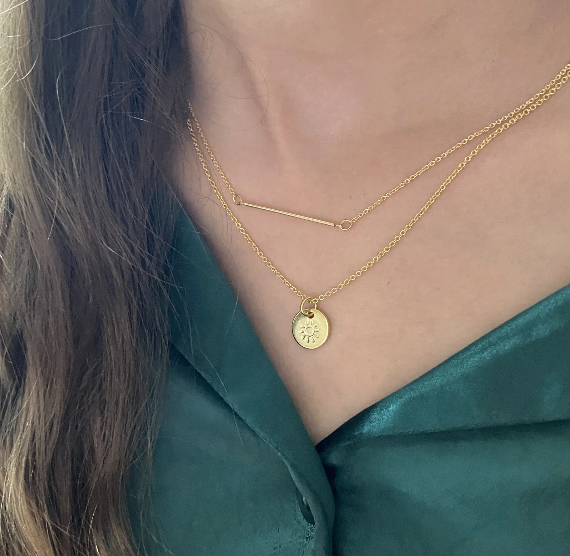 Fine Bar Necklace