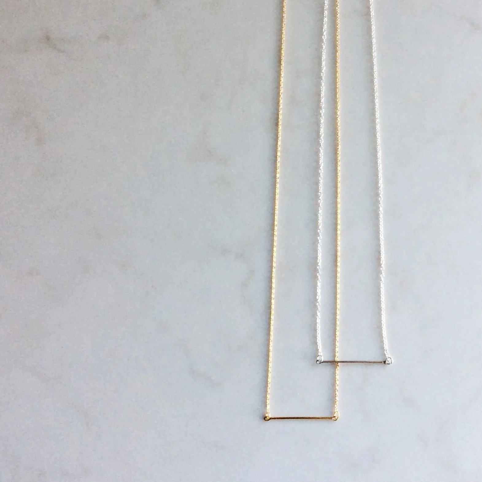 Fine Bar Necklace