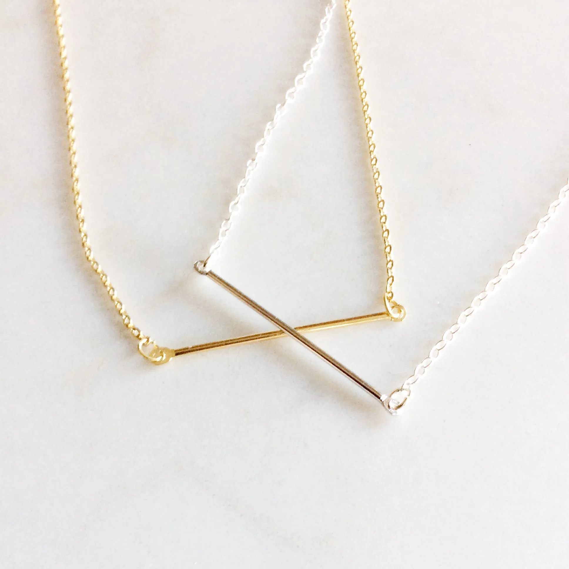 Fine Bar Necklace