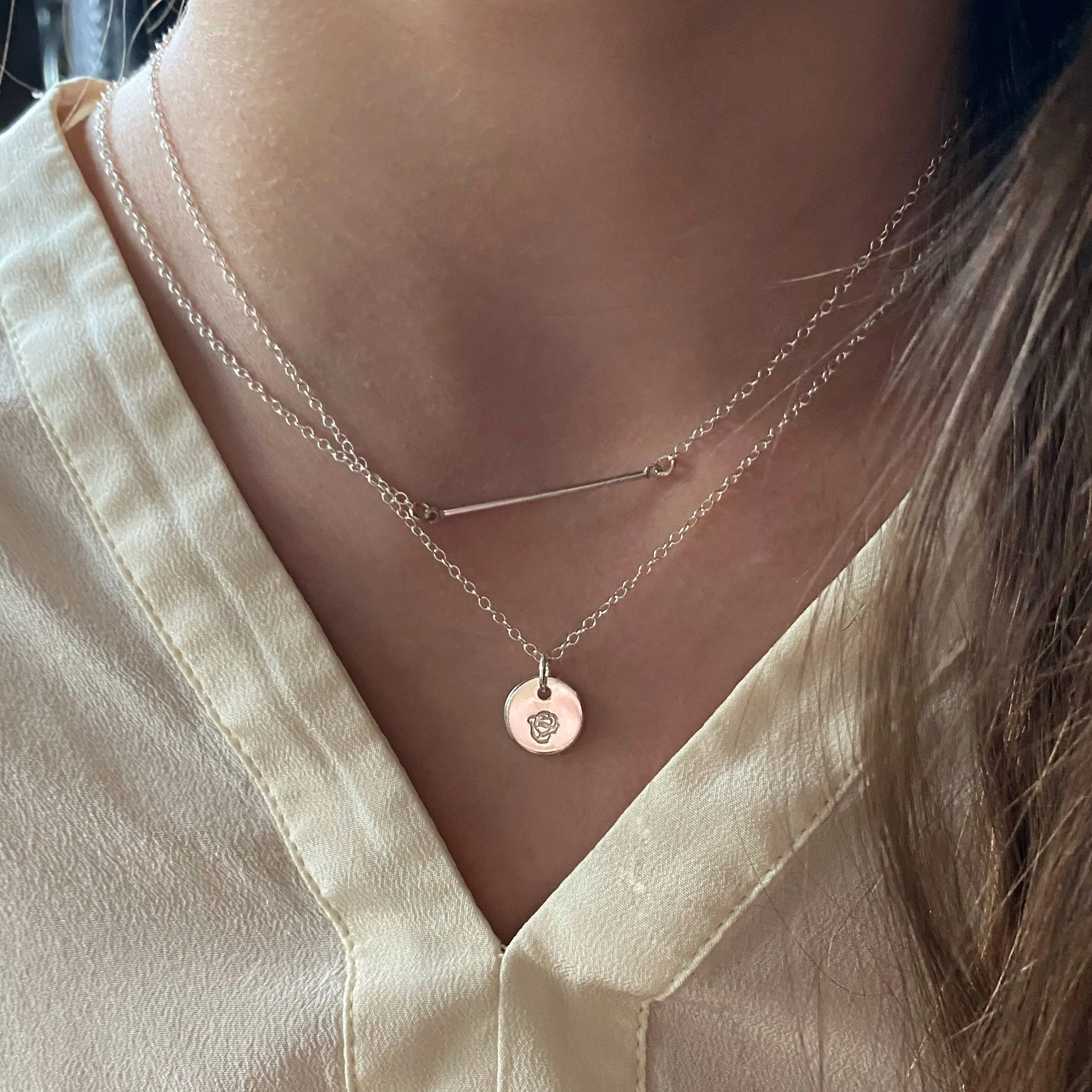Fine Bar Necklace
