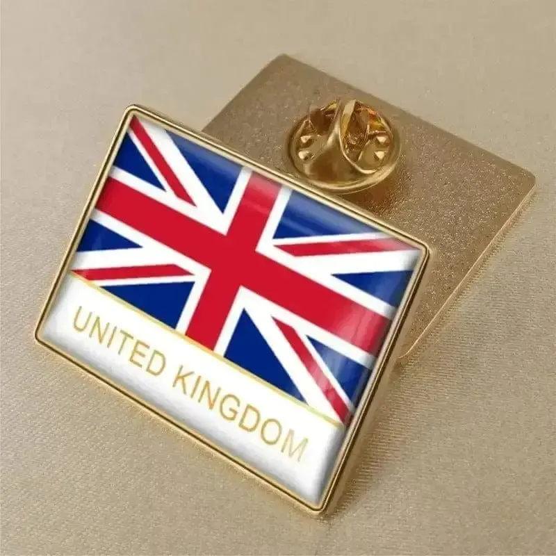 Flag Crystal Epoxy Badge Brooch - Elevate Your Style with National Pride! 🏳️