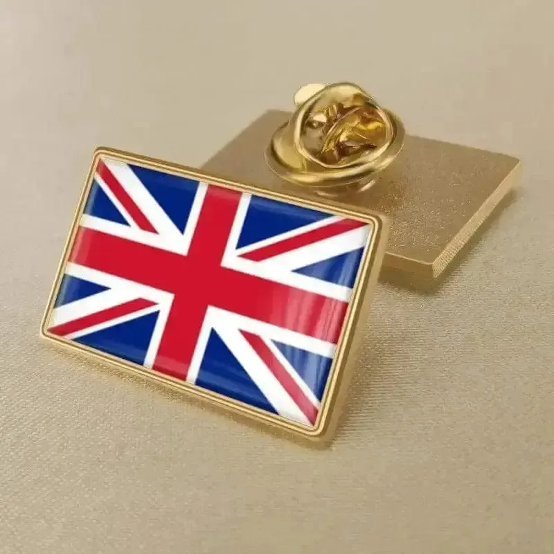 Flag Crystal Epoxy Badge Brooch - Elevate Your Style with National Pride! 🏳️