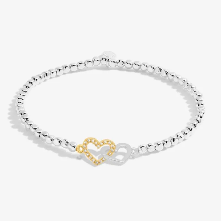 Forever Yours 'Beautiful Bestie' Bracelet In Silver And Gold Plating