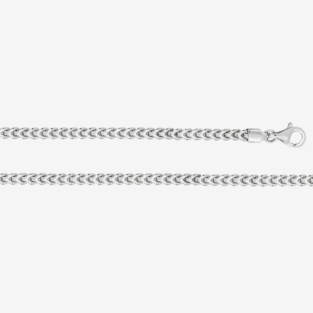 Gents Square Bracelet | Sterling Silver