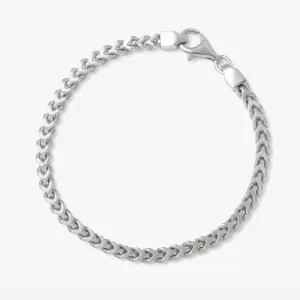 Gents Square Bracelet | Sterling Silver