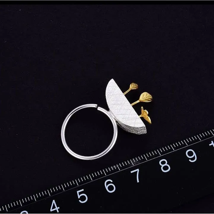 Gold Garden Butterfly Ring