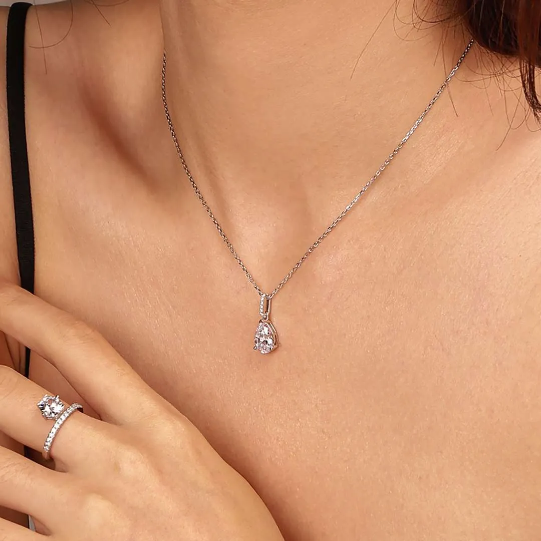 [Goodv]Delicate Water Drop Shape Fashion Necklace