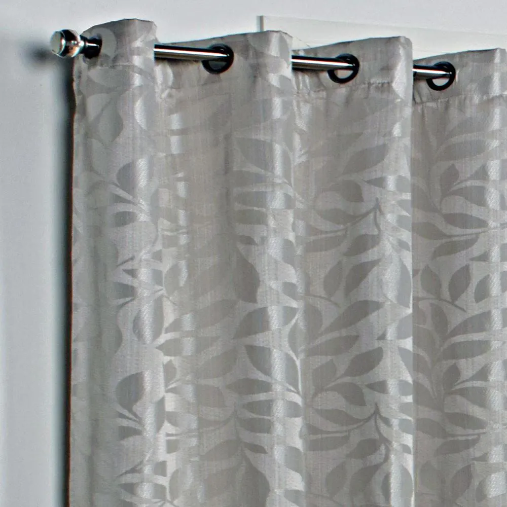 Hammered Leaf Woven Jacquard Grommet Top Panel