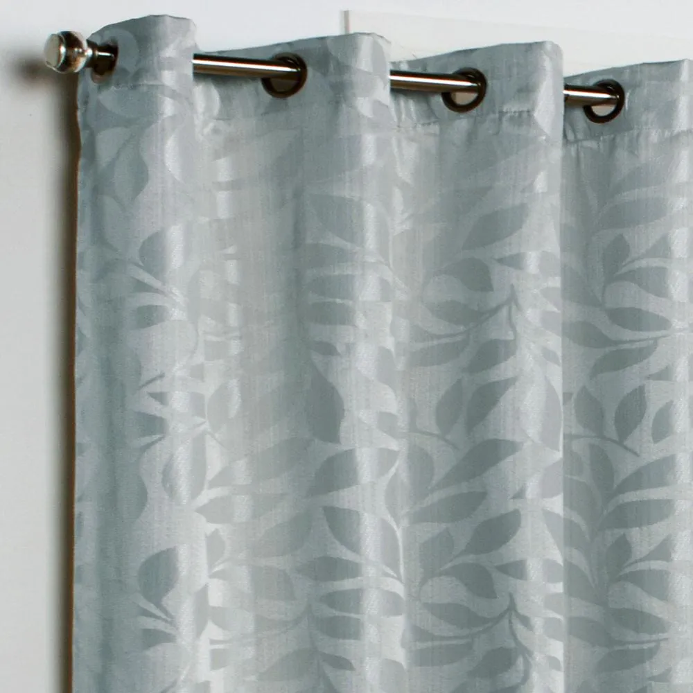 Hammered Leaf Woven Jacquard Grommet Top Panel