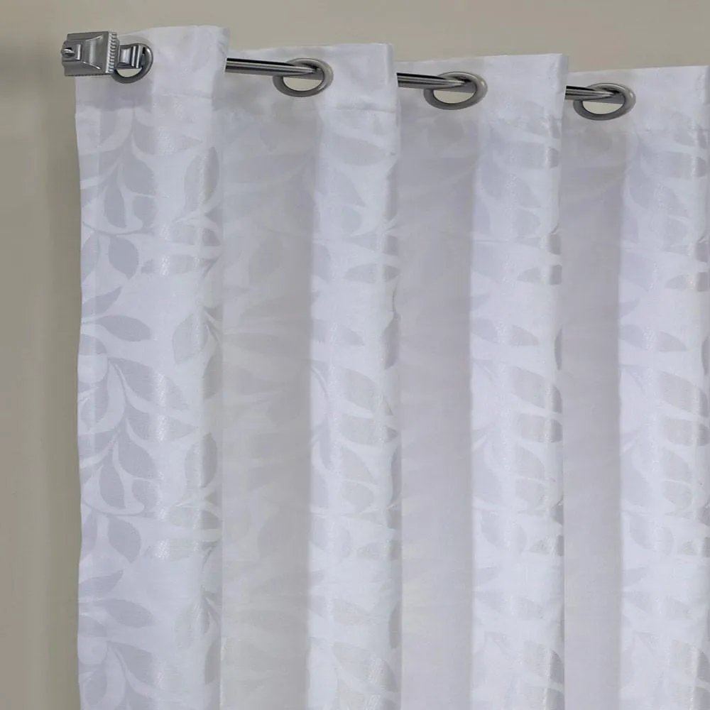 Hammered Leaf Woven Jacquard Grommet Top Panel