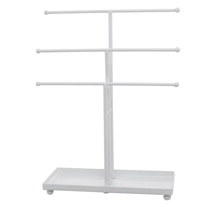 Hanging Jewelry Organizer with Bottom Tray