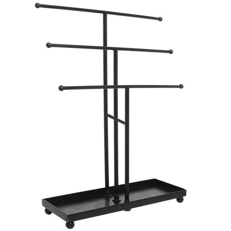 Hanging Jewelry Organizer with Bottom Tray