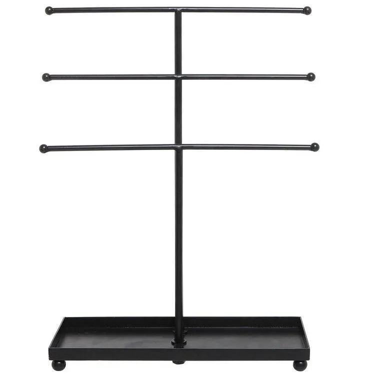 Hanging Jewelry Organizer with Bottom Tray
