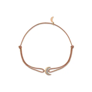 HIGH MOON BEIGE CORD BRACELET