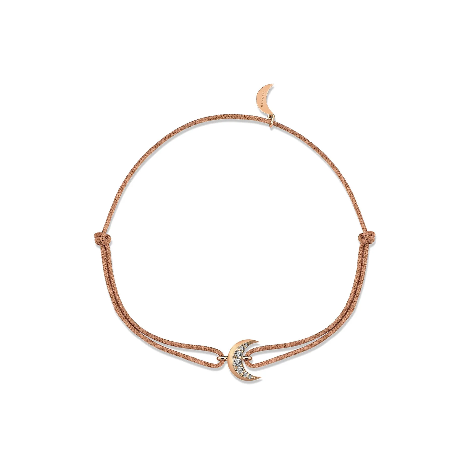 HIGH MOON BEIGE CORD BRACELET