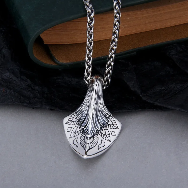 Infinite Echo Amulet - Sterling Silver Αrrowhead Pendant by The Nevermore