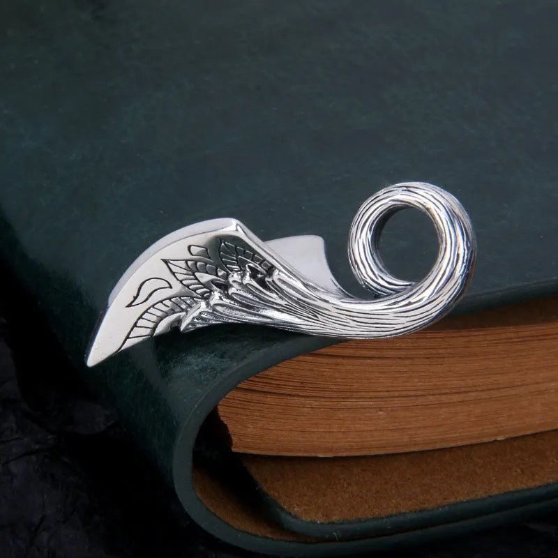 Infinite Echo Amulet - Sterling Silver Αrrowhead Pendant by The Nevermore