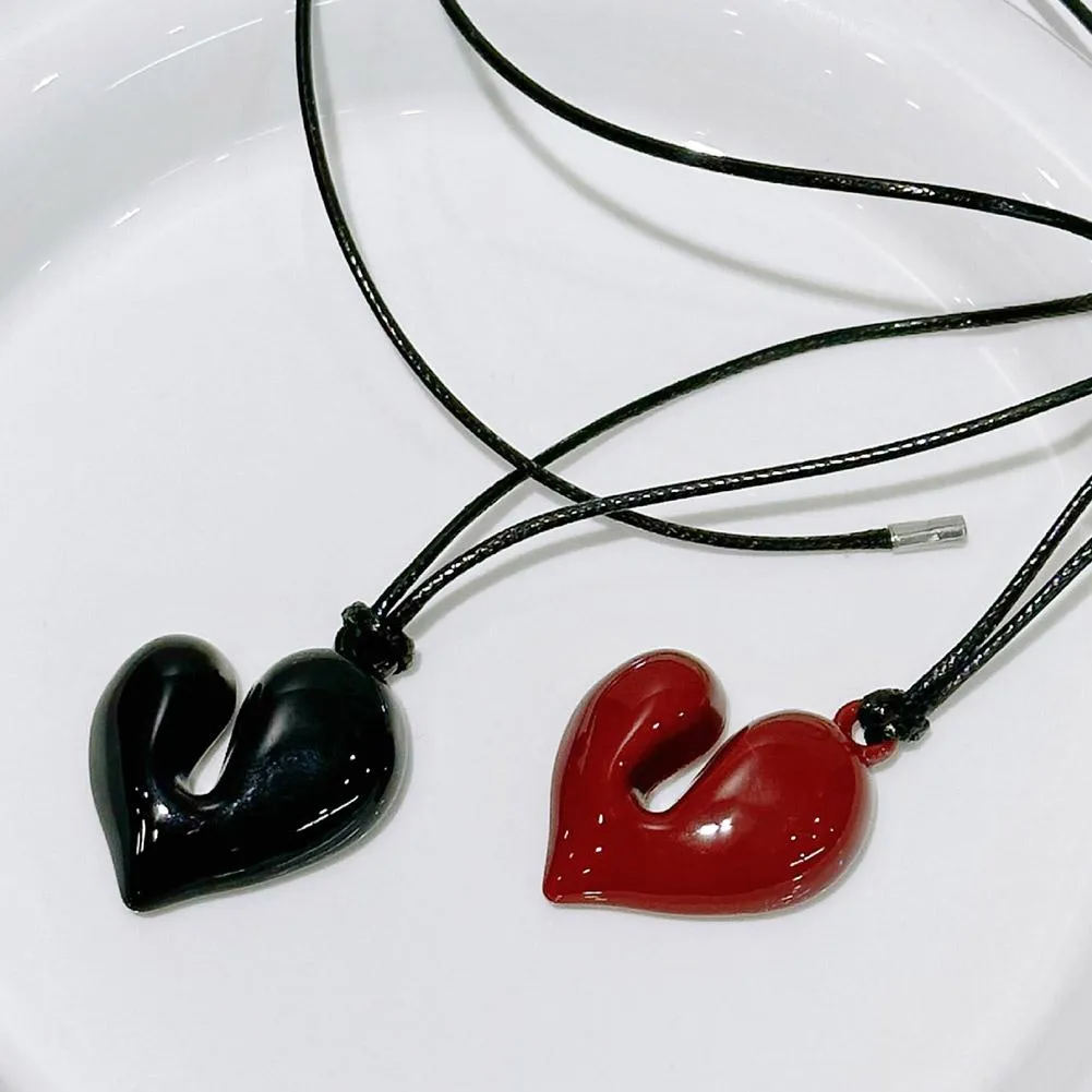 Irregular Heart Pendant Necklaces