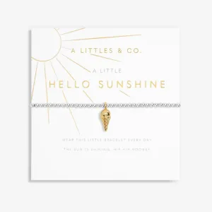 Kid's A Little 'Hello Sunshine' Bracelet in Silver Plating