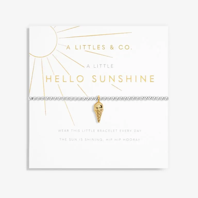 Kid's A Little 'Hello Sunshine' Bracelet in Silver Plating