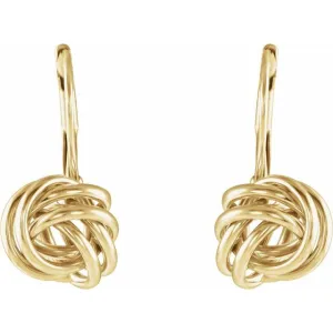 Knot Drop Earrings