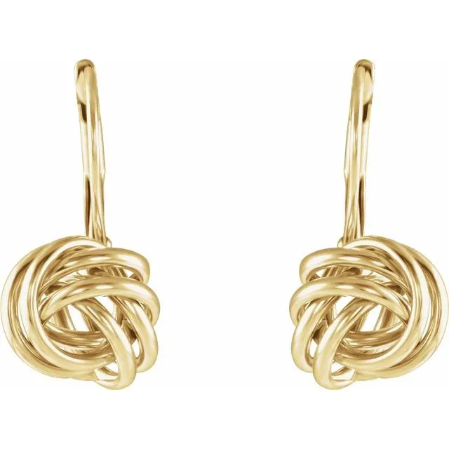Knot Drop Earrings