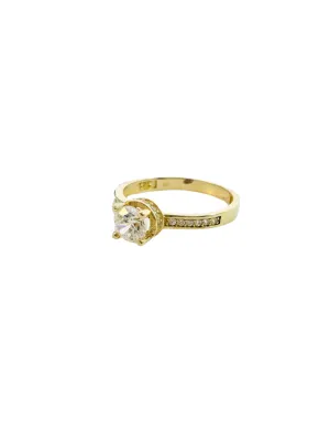 Lesotho Jewellery 14k Gold Ring for Women - 2.16 Grams, Size -O 1/2
